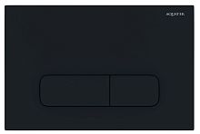 AQUATEK KDI-0000017 (002D) Панель смыва черная матовая, клавиши прямоугольные - Цена: 2 201.07 руб. - Кнопки смыва для инсталляции - Магазин Белый Лис