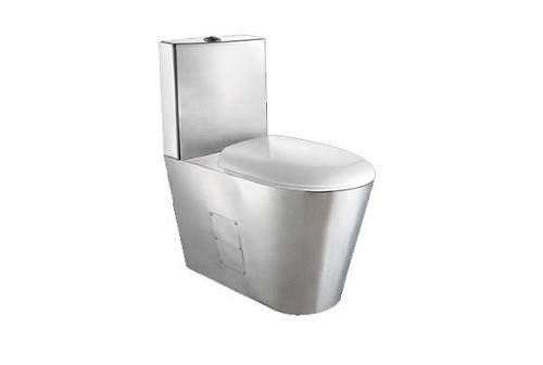 NOFER 13016.S Туалет из нержавеющей стали со сливным баком 680х370х620 матовый от магазина Белый Лис