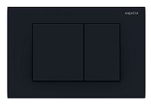 AQUATEK KDI-0000012 (001D) Панель смыва черная матовая, клавиши квадрат - Цена: 2 201.07 руб. - Кнопки смыва для инсталляции - Магазин Белый Лис
