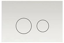 AQUATEK KDI-0000007 Панель смыва белая R, кнопка круглая - Цена: 1 868 руб. - Кнопки смыва для инсталляции - Магазин Белый Лис
