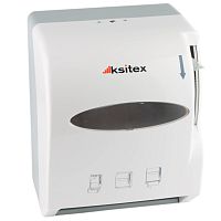 Ksitex AC1-13W Диспенсер для рулонных полотенец механической выдачи, пластик белый от магазина Белый Лис