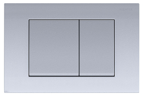 AQUATEK KDI-0000011 (001C) Панель смыва хром матовый, клавиши квадрат от магазина Белый Лис