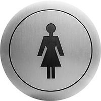 NOFER 16720.2.S Табличка туалет для женщин - Цена: 1 175 руб. - Крючки - Магазин Белый Лис