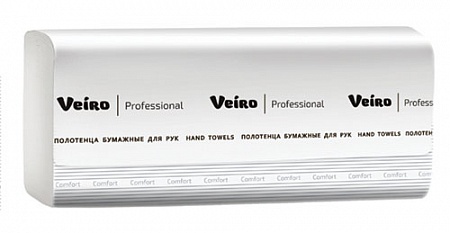 Veiro Professional Comfort KV210 Однослойные листовые полотенца V-сложения от магазина Белый Лис