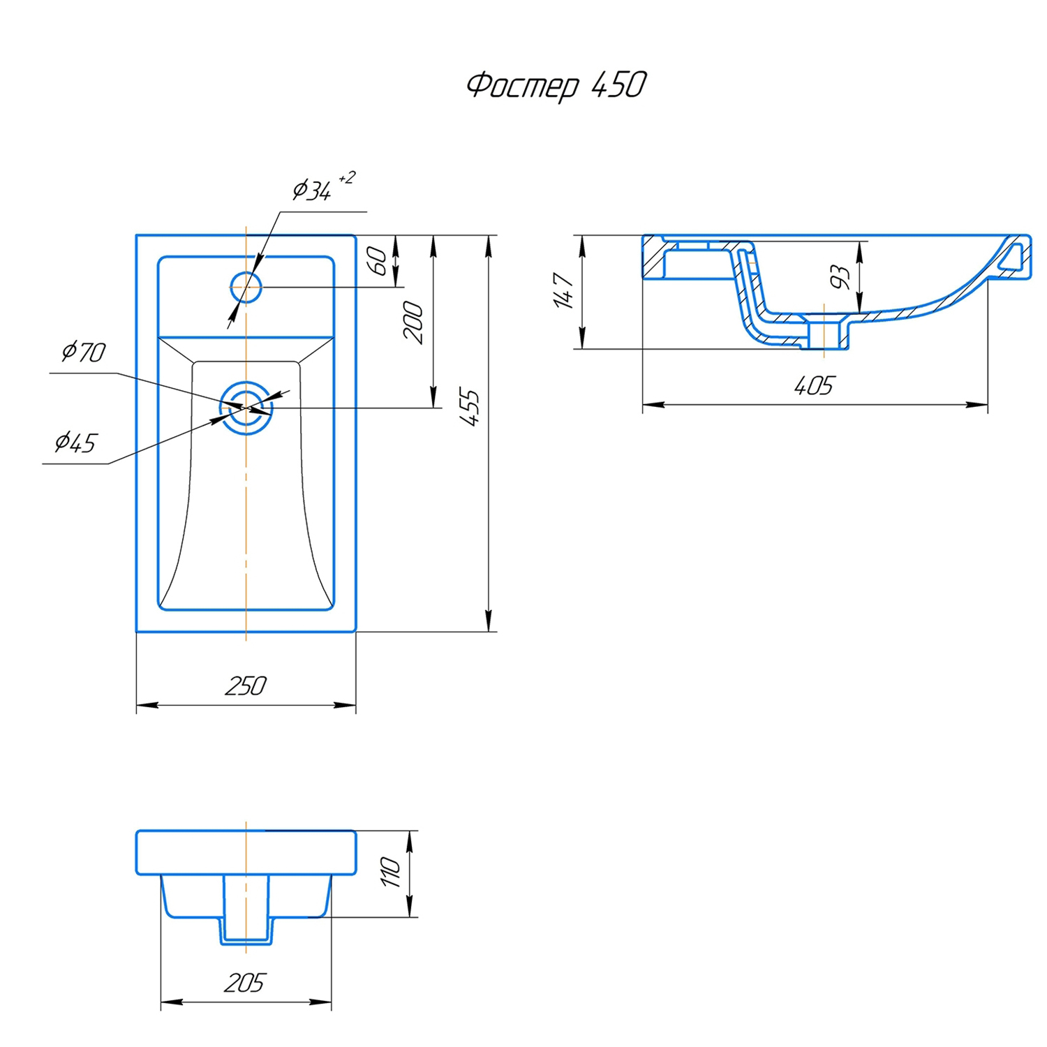 раковина kirovit фостер.