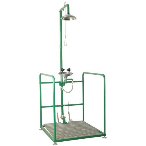 Картинка NOFER SCP730SS Аварийный душ с раковиной для промывки глаз из нержавеющей стали от магазина Белый Лис NOFER SCP730SS Аварийный душ с раковиной для промывки глаз из нержавеющей стали от магазина Белый Лис