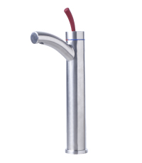 Картинка LEMARK ELEMENT LM5109S Смеситель для умывальника высокий монолитный, сталь от магазина Белый Лис LEMARK ELEMENT LM5109S Смеситель для умывальника высокий монолитный, сталь от магазина Белый Лис