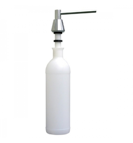 Merida DWP101 Дозатор для мыла монтируемый на столешнице, конус, полированный металлик, 1л - Цена: 13 500 руб. - Дозаторы жидкого мыла для ванной - Магазин Белый Лис