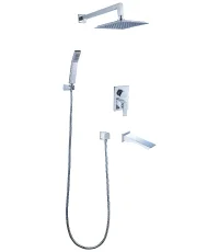 LEMARK CONTEST LM5822CW Смеситель для ванны и душа встраиваемый с дополнительной 1-функциональной ле от магазина Белый Лис