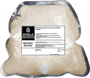 Binele BD03XA Комплект картриджей жидкого крем-мыла Персик (2 шт по 1 л.) - Цена: 670 руб. - Картриджи с жидким мылом - Магазин Белый Лис