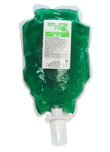 SARAYA Shavonet UM-P5 Мыло жидкое с антибактериальным зффектом в пластиковом карт. для MD-201, 1 л - Цена: 541 руб. - Мыло-пена в картриджах - Магазин Белый Лис