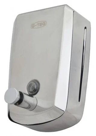 G-teq 8605 Lux Дозатор для жидкого мыла металл 0,5 литра, нержавеющая сталь матовый от магазина Белый Лис