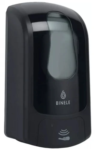 BINELE iSoap DL20RB Дозатор диспенсер для жидкого мыла наливной сенсорный, 1л чёрный от магазина Белый Лис