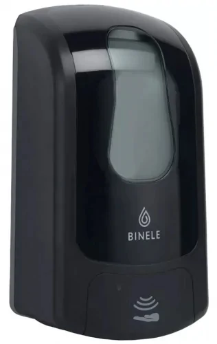 BINELE iSpray DE23BB  Дозатор диспенсер картриджный для спрей-жидкости и антисептика сенсорный, 1л. черный от магазина Белый Лис