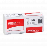 Katrin Classic 345355 L2 двухслойные листовые полотенца One Stop сложения от магазина Белый Лис