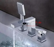 Gappo Roiey G1139 Смеситель на борт ванны - Цена: 13 404.04 руб. - Смесители для ванны - Магазин Белый Лис