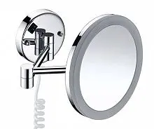 WasserKRAFT K-1004 Зеркало с LED-подсветкой, 3-х кратным увеличением - Цена: 23 450 руб. - Зеркала для ванной - Магазин Белый Лис