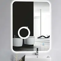 Gappo  G602 Зеркало с подсветкой - Цена: 11 108.37 руб. - Зеркала для ванной - Магазин Белый Лис