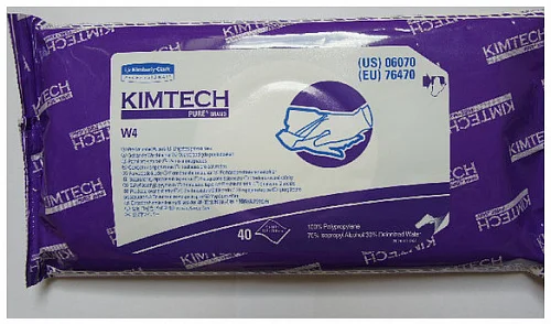 Kimberly-Clark 7647 KIMTECH PURE CL4 Протирочные салфетки пропитанные  от магазина Белый Лис