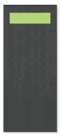 474339 Tork конверты для столовых приборов черный с салфеткой лайм от магазина Белый Лис