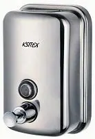 Ksitex SD 2628-500 Дозатор для жидкого мыла механический, нержавеющая сталь глянцевый 0,5 литра от магазина Белый Лис