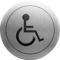 NOFER 16724.2.S Табличка на дверь "Туалет для инвалидов" - Цена: 920 руб. - Крючки - Магазин Белый Лис