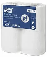 120158 Tork Advanced туалетная бумага двухслойная в стандартных рулонах 45x109 мм от магазина Белый Лис