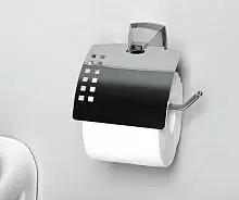 WasserKRAFT К-2525 Держатель туалетной бумаги с крышкой - Цена: 1 932.97 руб. - Держатели для туалетной бумаги  - Магазин Белый Лис