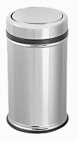 Efor Metal 805 Корзина-урна для мусора 27 л хромированная с вращающейся крышкой h:64,5 сm Ø:24,5 cm - Цена: 6 846 руб. - Урны и контейнеры для мусора - Магазин Белый Лис