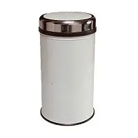Efor Metal 803KR Корзина-урна для мусора 16 л кремовая с вращающейся крышкой h:38 сm Ø:24,5 cm - Цена: 7 898.89 руб. - Урны и контейнеры для мусора - Магазин Белый Лис