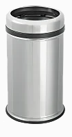 Efor Metal 825 Корзина-урна для мусора 27 л без крышки хром из зеркальной нержавеющей стали h:64,5см - Цена: 7 474.78 руб. - Урны и контейнеры для мусора - Магазин Белый Лис
