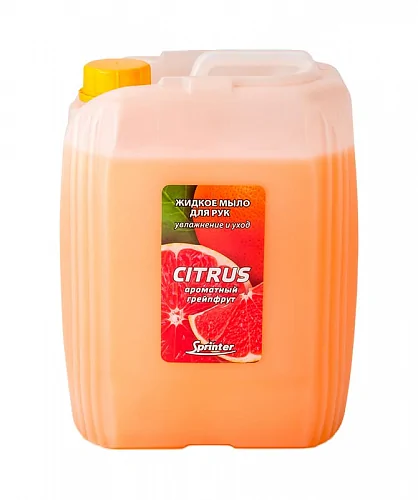 Дезон мыло жидкое Спринтер CITRUS 5 л  - Цена: 273 руб. - Чистящие и моющие средства - Магазин Белый Лис