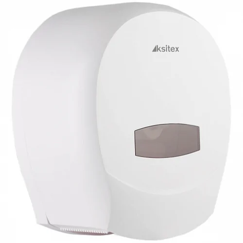 Ksitex TH-8001A Диспенсер туалетной бумаги в больших рулонах, пластик белый от магазина Белый Лис