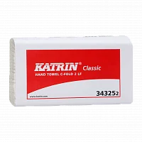Katrin Classic 343252 двухслойные листовые полотенца C сложения от магазина Белый Лис