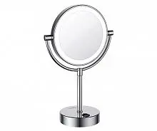 WasserKRAFT K-1005 Зеркало с LED-подсветкой двухстороннее, стандартное и с 3-х кратным увеличением - Цена: 7 890 руб. - Зеркала для ванной - Магазин Белый Лис
