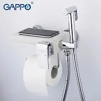 Gappo Gyron G7296 Смеситель с гигиеническим душем и бумагодержателем - Цена: 7 613.09 руб. - Смесители для раковины - Магазин Белый Лис
