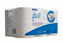 Kimberly-Clark 8518 SCOTT Трехслойная туалетная бумага в стандартных рулонах с увеличенной намоткой от магазина Белый Лис