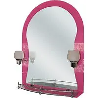 Зеркало со светильниками Frap  F652-04 - Цена: 5 570.04 руб. - Зеркала для ванной - Магазин Белый Лис