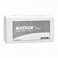 Katrin Plus 344302 двухслойные листовые полотенца C сложения от магазина Белый Лис