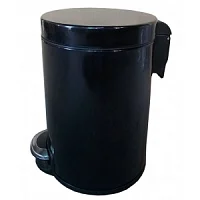BINELE WP30LB Корзина для мусора с педалью Lux, 30 литров (эмалированная сталь, черная) - Цена: 12 650 руб. - Урны и контейнеры для мусора - Магазин Белый Лис