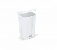 IPC Euromop 281045 Контейнер для мусора 25 литров, белый с педалью пластик - Цена: 1 800 руб. - Урны и контейнеры для мусора - Магазин Белый Лис