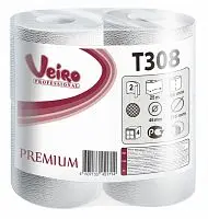Veiro Professional Premium T308 Туалетная бумага двухслойная 46x115 мм от магазина Белый Лис
