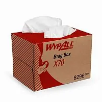 Kimberly-Clark 8296 WypAll X70 Протирочный материал Упаковка BRAG Box / Белый (200 листов) от магазина Белый Лис