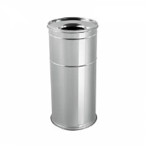 Efor Metal 447 Урна с контейнером высота 60 см диаметр 28 см - Цена: 4 240 руб. - Урны и контейнеры для мусора - Магазин Белый Лис