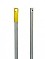 Ручка-палка алюминиевая для флаундера 140 см 13.121/жёлтая - Цена: 292 руб. - Ручки для швабр, флаундеров - Магазин Белый Лис
