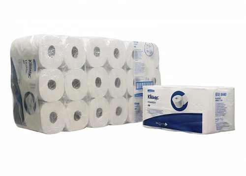 Kimberly-Clark 8440 KLEENEX Трехслойная туалетная бумага в стандартных рулонах с тиснением KLEENEX от магазина Белый Лис