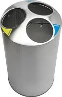 NOFER 14073.S Контейнер для мусора на 150 литров с крышкой для сортировки отходов - Цена: 131 255 руб. - Урны и контейнеры для мусора - Магазин Белый Лис