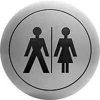 NOFER 16722.2.S Табличка на дверь "Туалет для мужчин и для женщин" - Цена: 920 руб. - Крючки - Магазин Белый Лис