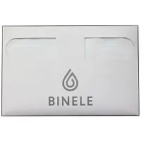 Binele CP02HX Одноразовые покрытия на сидение унитаза, 10 пачек по 200 шт от магазина Белый Лис
