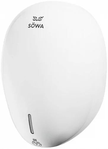 SOWA WIND A4p Высокоскоростная сушилка для рук электрическая, пластик, белая, 1000 вт от магазина Белый Лис